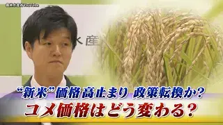 11月6日(木) 「"新米"価格高止まり 政策転換か? コメ価格はどう変わる?」