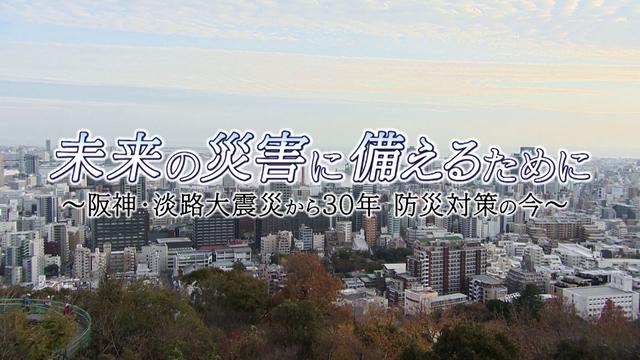 未来の災害に備えるために ~阪神・淡路大震災から30年 防災対策の今~